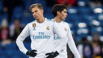 Marcos Llorente en el partido contra el Numancia.