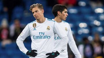 Marcos Llorente en el partido contra el Numancia. 