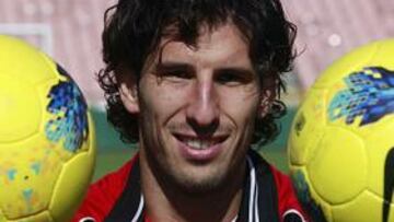 <b>CONFIADO. </b>Diego Mainz podría entrar en el once titular en el Reyno de Navarra por la baja en el lateral izquierdo de Siqueira.