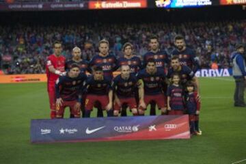 Once inicial del Barcelona 