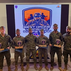 La escuadra española derrota al ejército estadounidense en la primera competición de drones de combate de Europa