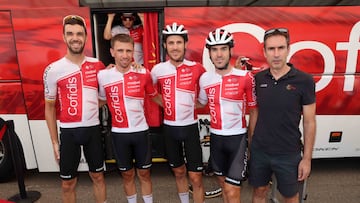 Herrada, Lastra, Fernández e Izagirre posan para AS.