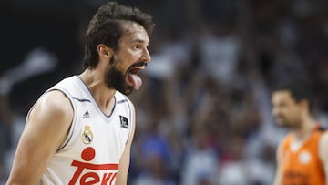 Sergio Llull, durante el partido contra el Valencia Basket.