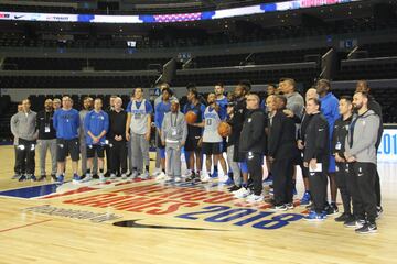 El staff general de Orlando Magic que viajó a los dos partidos en la Ciudad de México.