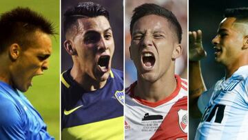 Lautaro Mart&iacute;nez, Cristian Pav&oacute;n, Sebasti&aacute;n Driussi y Brian Mansilla son algunas de las mayores promesas del f&uacute;tbol argentino.