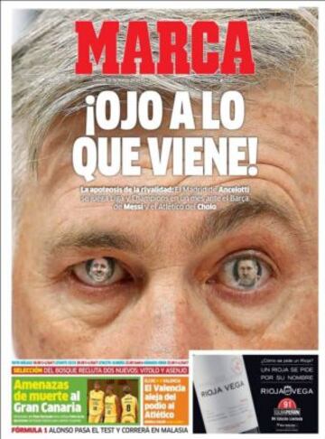 Portadas de la prensa deportiva