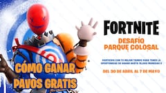 Fortnite: c&oacute;mo conseguir paVos gratis con Parque Colosal; fechas y horarios
 