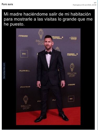 Los mejores memes del Balón de Oro 2023