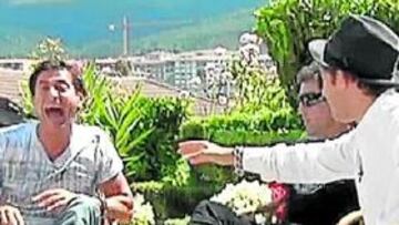 <b>PROTAGONISTAS. </b>Algunos momentos de la entrevista.