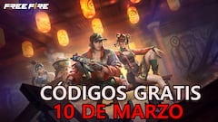 Free Fire | Códigos de hoy domingo 10 de marzo de 2024: recompensas gratis