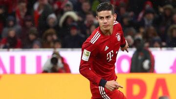 James Rodr&iacute;guez, volante del Bayern M&uacute;nich de Alemania