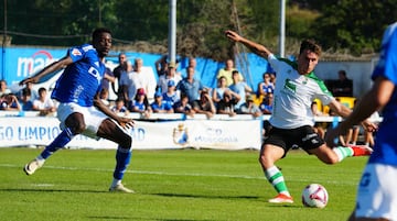 Yeray Cabanzón volvió a reivindicarse e hizo el segundo gol al Real Oviedo.