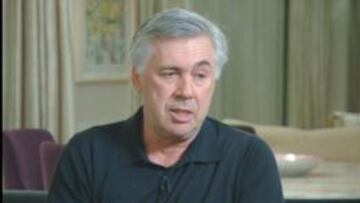 Ancelotti, en la entrevista de Mediaset.