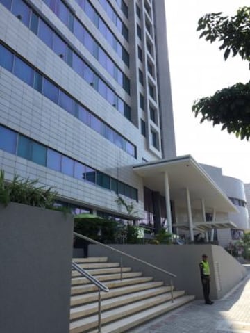 La Selección Colombia, se hospeda en el Hilton Garden Inn de Barranquilla.