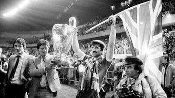 Liverpool vencedor de la Copa de Europa 1981.
