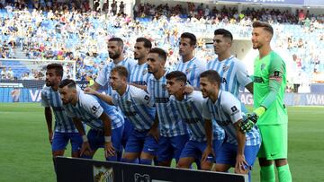 12/10/19 PARTIDO SEGUNDA DIVISION 
 MALAGA - CADIZ
 FORMACION