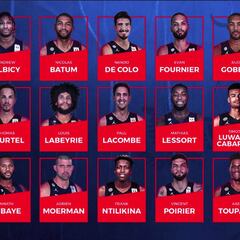 Francia da su lista para el Mundial de China con cinco NBAs