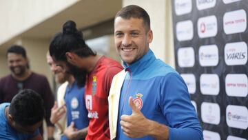 &Aacute;lex Granell, durante un acto del Girona.