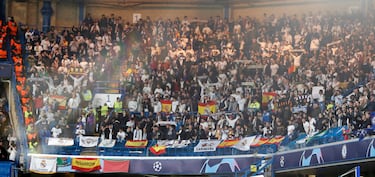 Aficionados del Real Madrid.