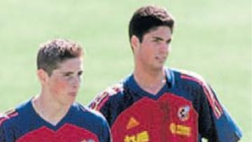 Fernando Torres y Arteta son muy amigos.
