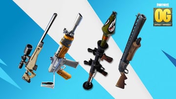 fortnite og nuevo modo capitulo 1 nuevas armas objetos