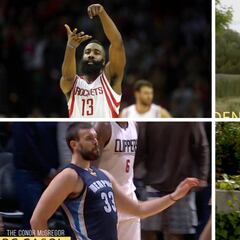 Show NBA de Griezmann: imita a Carter, Harden, Marc Gasol...