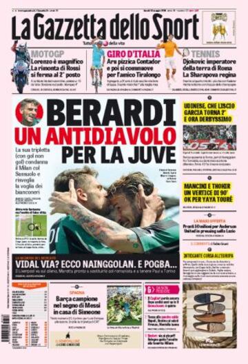 Portadas de la prensa deportiva