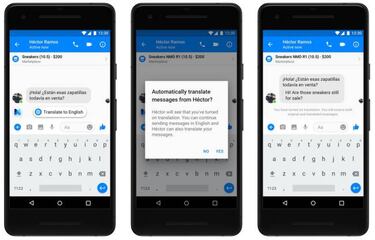 La IA de Facebook Messenger ya traduce al español