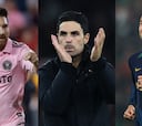 Messi y Cristiano Ronaldo comandan el equipo ideal de Mikel Arteta