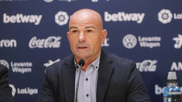 05/12/19 RUEDA DE PRENSA DE PACO LOPEZ Y ALBERT CELADES LEVANTE VALENCIA DERBI VALENCIANO