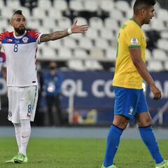 "Volvimos a tener a Brasil de rodillas": Vidal exige la revancha