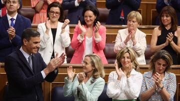 Pedro Sánchez, durante el debate sobre el Estado de la Nación