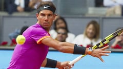 Nadal sobrevive una dura prueba ante Fognini en Madrid