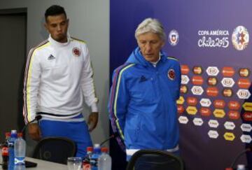 Pékerman y Cardona atendieron a los medios colombianos y argentinos previo al partido de cuartos de final de la Copa América