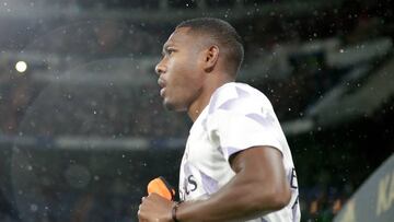 MADRID, SPAIN - OCTOBER 22: David Alaba of Real Madrid during the La Liga Santander match between Real Madrid v Sevilla at the Estadio Santiago Bernabeu on October 22, 2022 in Madrid Spain (Photo by David S. Bustamante/Soccrates/Getty Images)