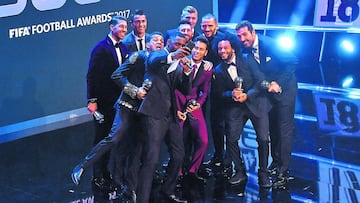 El once ideal del fútbol mundial elegido por todos los jugadores profesionales del planeta.