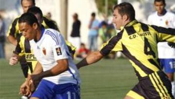 <b>GOLEADA MAÑA.</b> El Real Zaragoza ha goleado por 0-7 al Tauste, equipo local de la Regional Preferente aragonesa, en el penúltimo partido que afronta el conjunto maño.