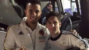 Edwin Cardona ingresó ante Argentina en el minuto 24 del primer tiempo