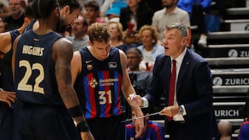 30/10/22 BALONCESTO PARTIDO ACB ENDESA 
VALENCIA BASKET - FC BARCELONA 
SARUNAS JASIKEVICIUS
