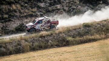 Nasser Al Attiyah en la Baja Aragón 2017.