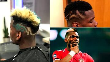 Nuevo peinado de Pogba: más looks que goles en 2018