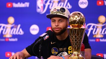 Stephen Curry se consagró como el MVP de las NBA Finals.