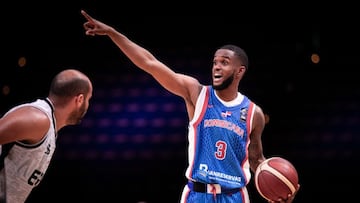 Jean Montero fue el l¨ªder anotador de la selecci¨®n de Rep¨²blica Dominicana con 17 puntos ante Egipto.