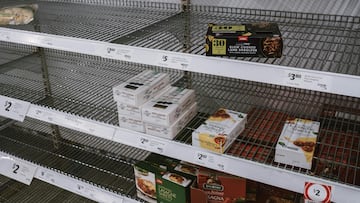 Los estantes de los supermercados en EEUU se están vaciando como en la pandemia: “En unas semanas dolerá mucho”