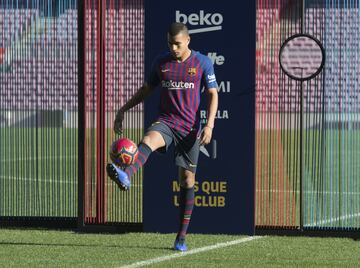 Colombia international Jeison Murillo joins on loan until the end of the season. Barça have the option to buy him outright from Valencia in June. The 26-year-old centre-back is Barcelona's first signing of the winter transfer window