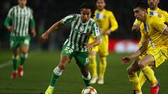 Diego Lainez vio desde la tribuna el duelo ante el Atleti