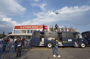 Mira el Color del Clásico Nacional celebrado en el Estadio Azteca en una nueva batalla entre el América y las Chivas.