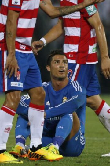 Segunda jornada Liga Bbva. Granada - Real Madrid. Cristiano Ronaldo.