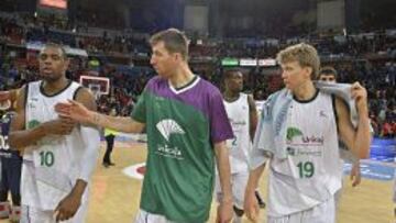 Fran Vázquez, Kuzminskas y Will Thomas.