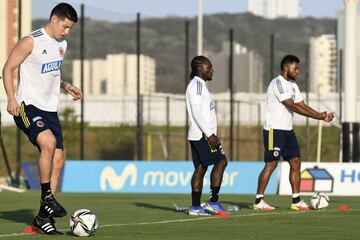 La Selección Colombia entrenó con grupo completo en Barranquilla de cara al partido ante Perú por Eliminatorias rumbo a Qatar 2022.